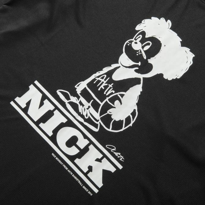 AKTR CARTOON NICK L/S SPORTS TEE BK【224-022005】