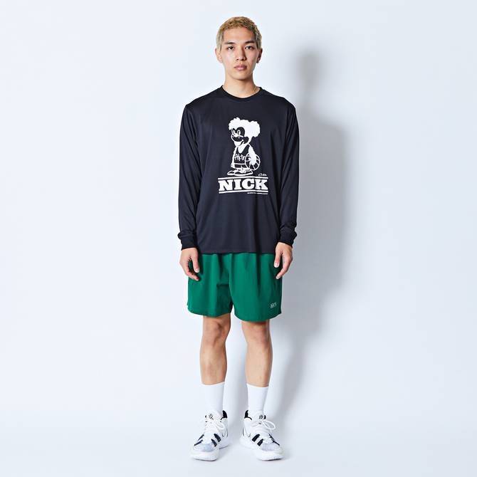 AKTR CARTOON NICK L/S SPORTS TEE BK【224-022005】