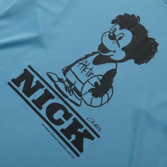 AKTR CARTOON NICK L/S SPORTS TEE BL【224-022005】