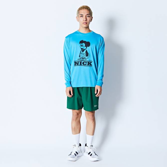 AKTR CARTOON NICK L/S SPORTS TEE BL【224-022005】