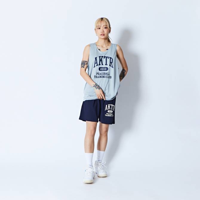 AKTR PEACEBALL T.C. TANK GY【224-037001】