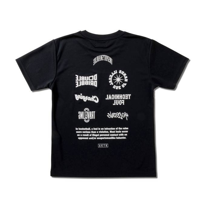 AKTR KIDS ANTIFOUL SPORTS TEE BK【224-046005】