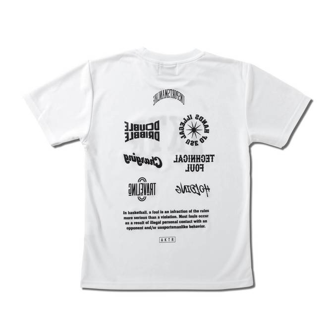 AKTR KIDS ANTIFOUL SPORTS TEE WH【224-046005】