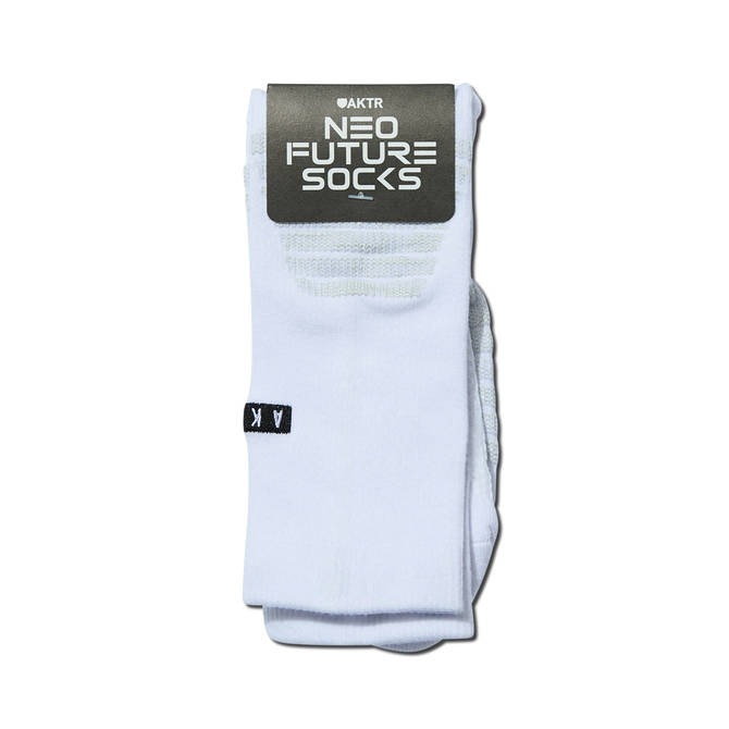 AKTR BASIC NEO FUTURE SOCKS WH【522-010021】